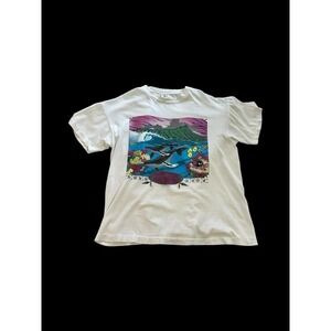 Vintage Protect Our Hawaii Environment T-Shirt Sz XL USA Single Stitch‎ White